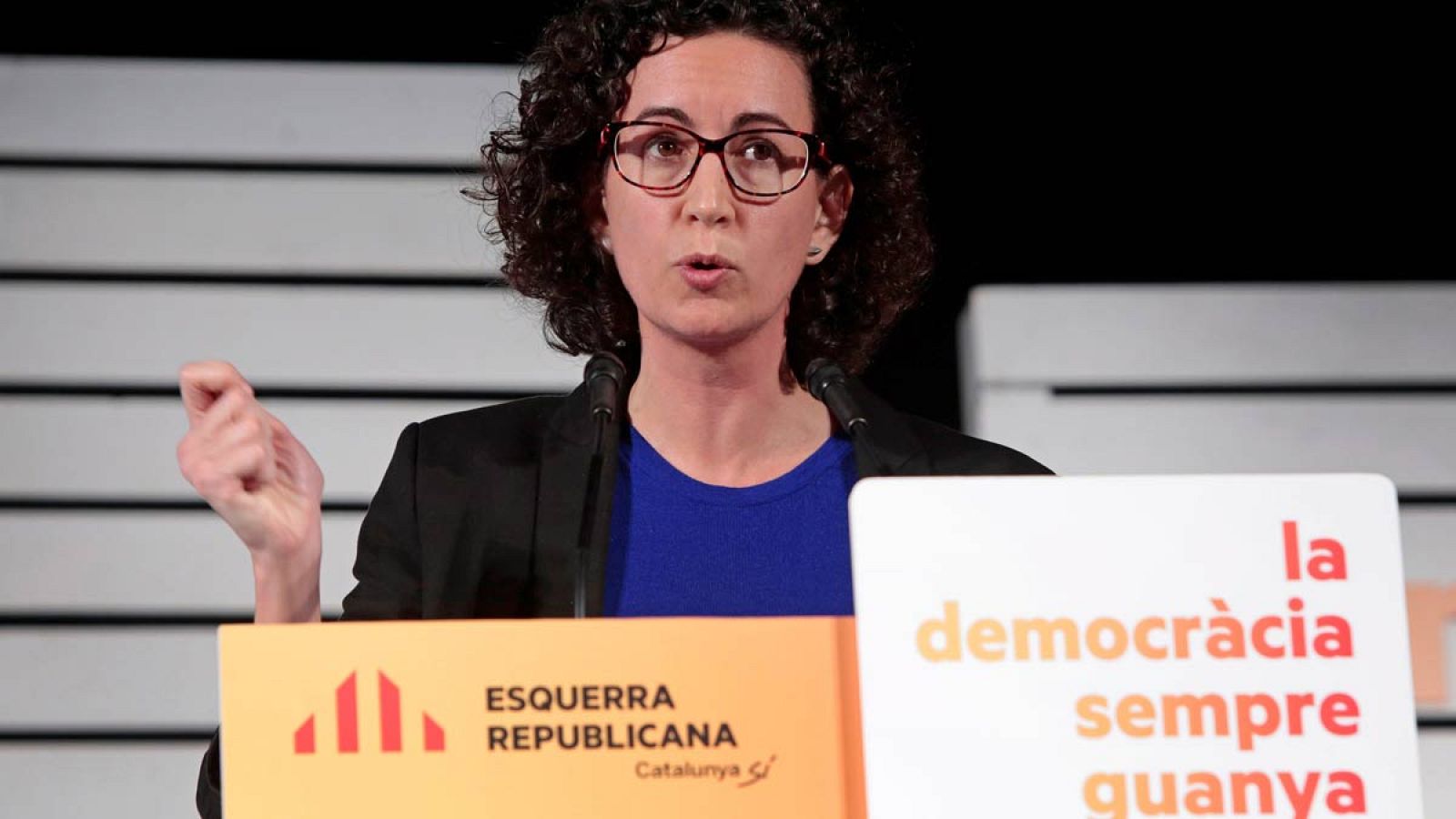 Marta Rovira protagoniza un mitin de ERC