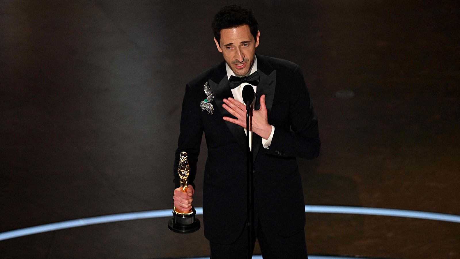 Oscar 2025: Adrien Brody recoge el premio a mejor actor protagonista