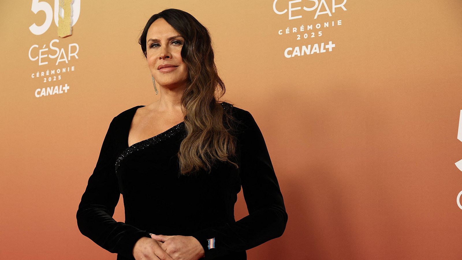 La actriz española Karla Sofía Gascón reparece en los Premios César celebrados este viernes en París.