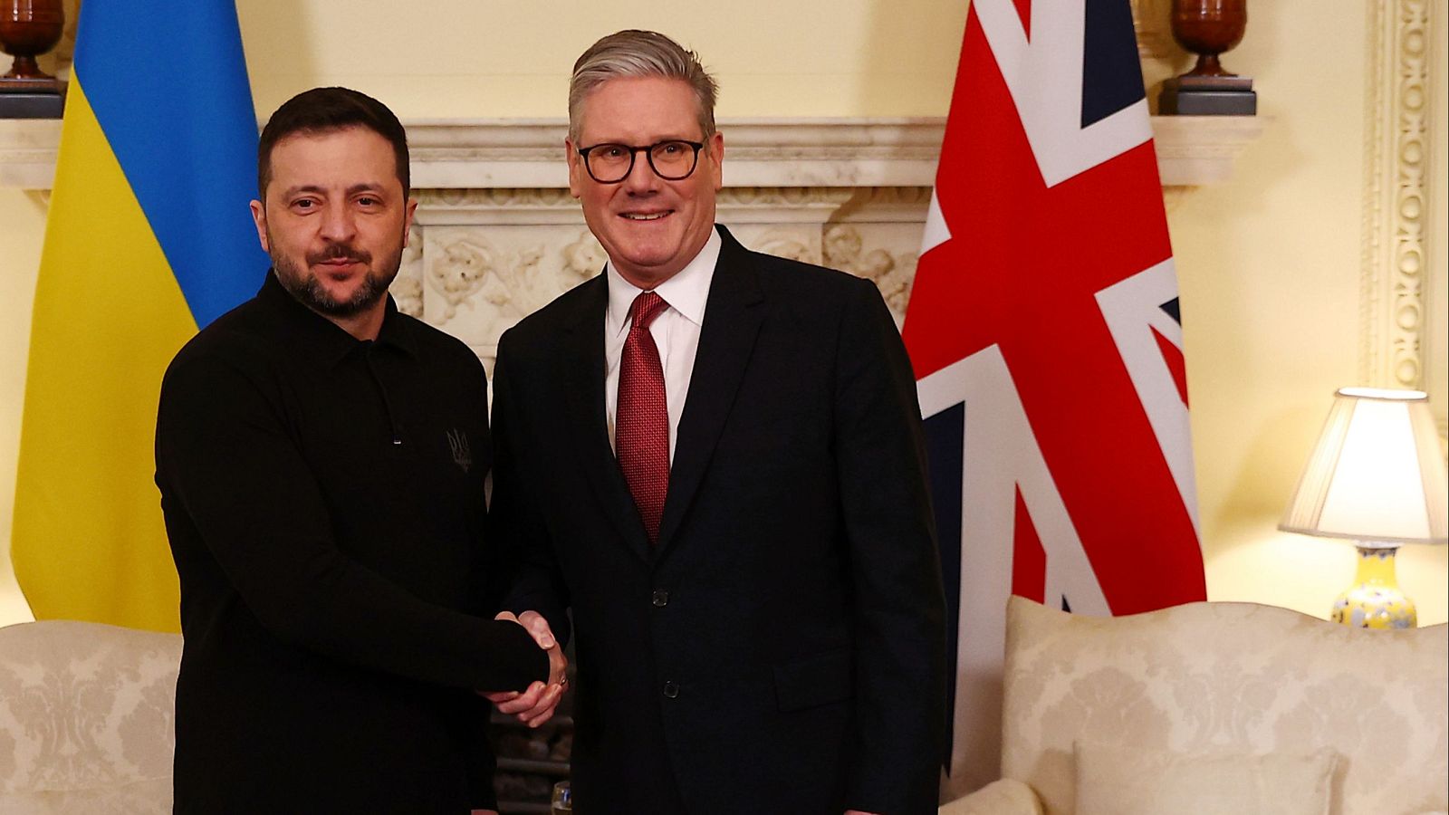 Starmer recibe a Zelenski en Londres