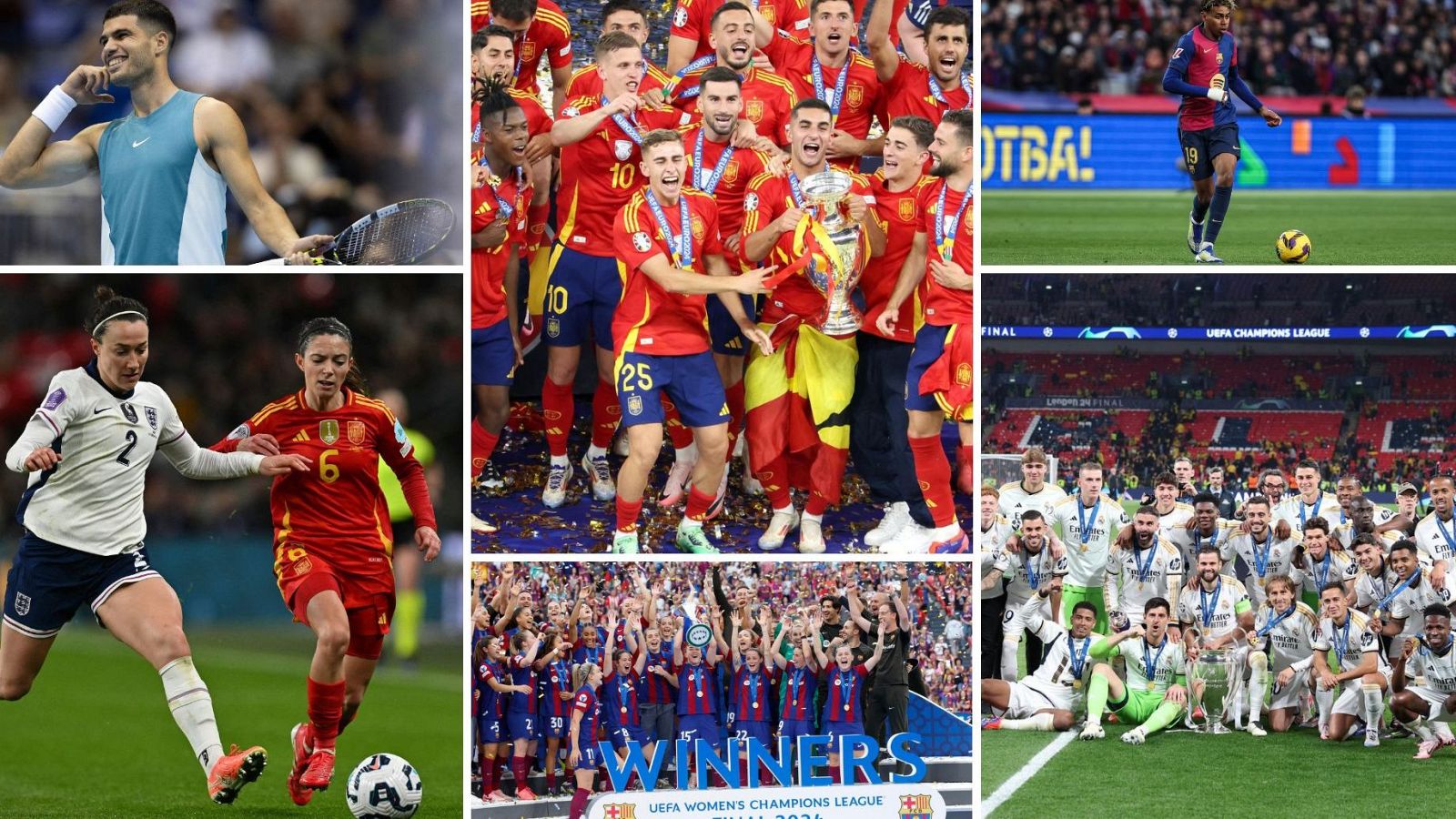 Real Madrid, selección maculina, FC Barcelona femenino, Lamine Yamal y Carlos Alcaraz, entre los nominados a los Laureus