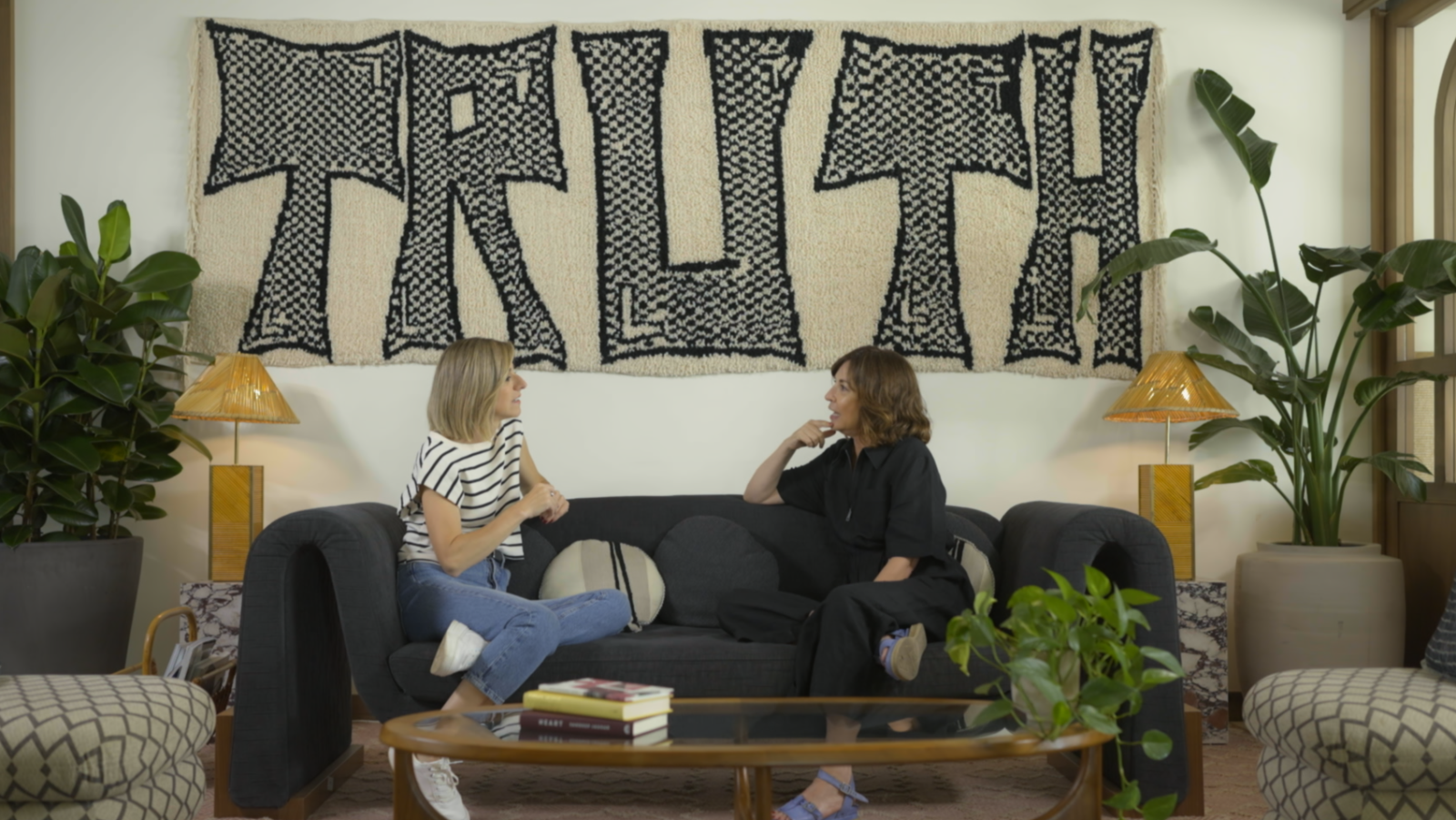 Ana Boadas i l'actriu Àgata Roca, a 'Mapes mentals'