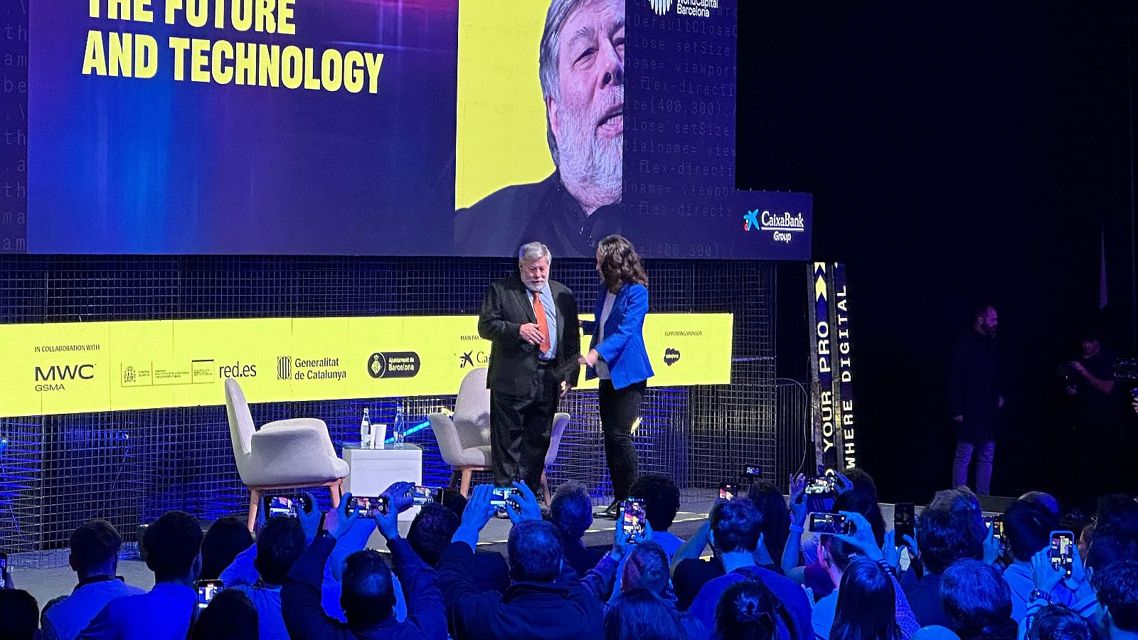Steve Wozniak al Talent Arena del Mobile World Capital