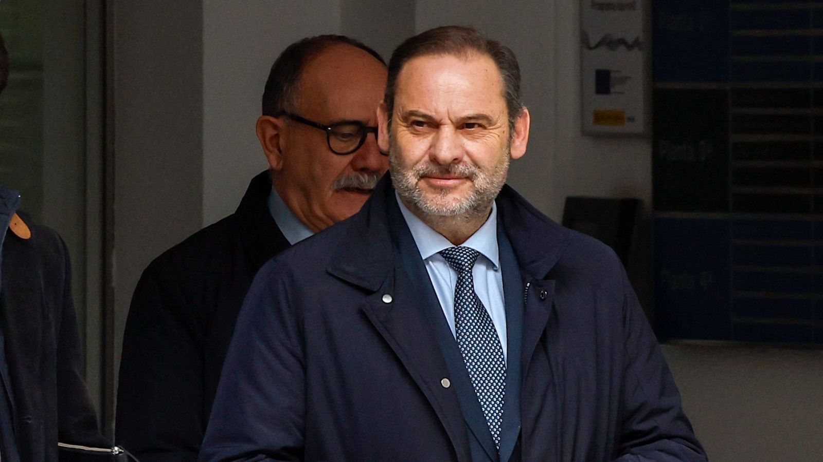 José Luis Ábalos, exministro de Transportes, tras salir del Tribunal Supremo en febrero