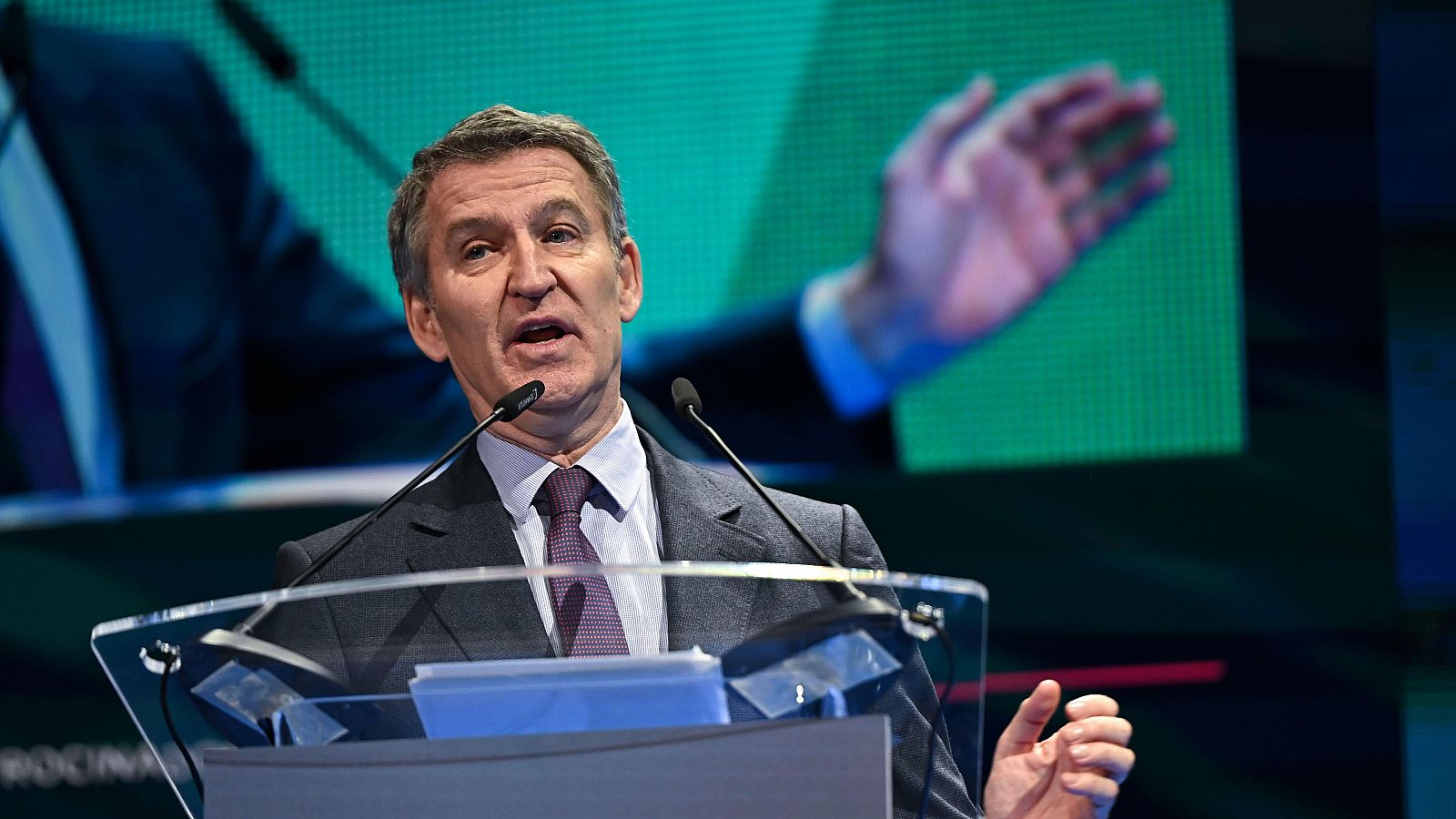 El líder del PP, Alberto Núñez Feijóo