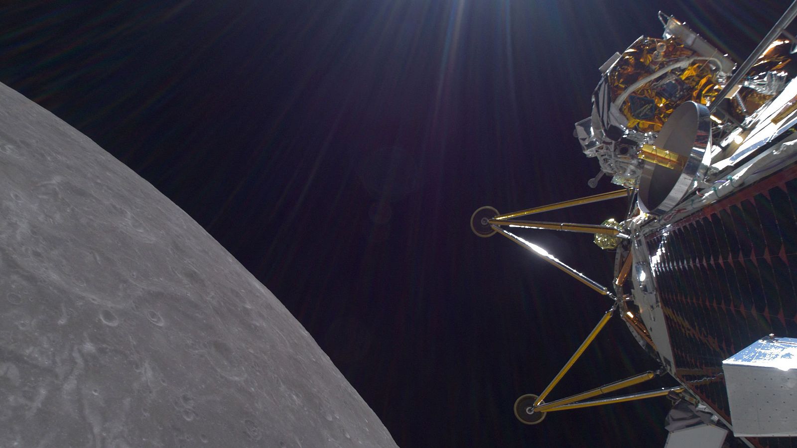 Intuitive Machines analiza si hubo éxito en el alunizaje de su módulo Athena