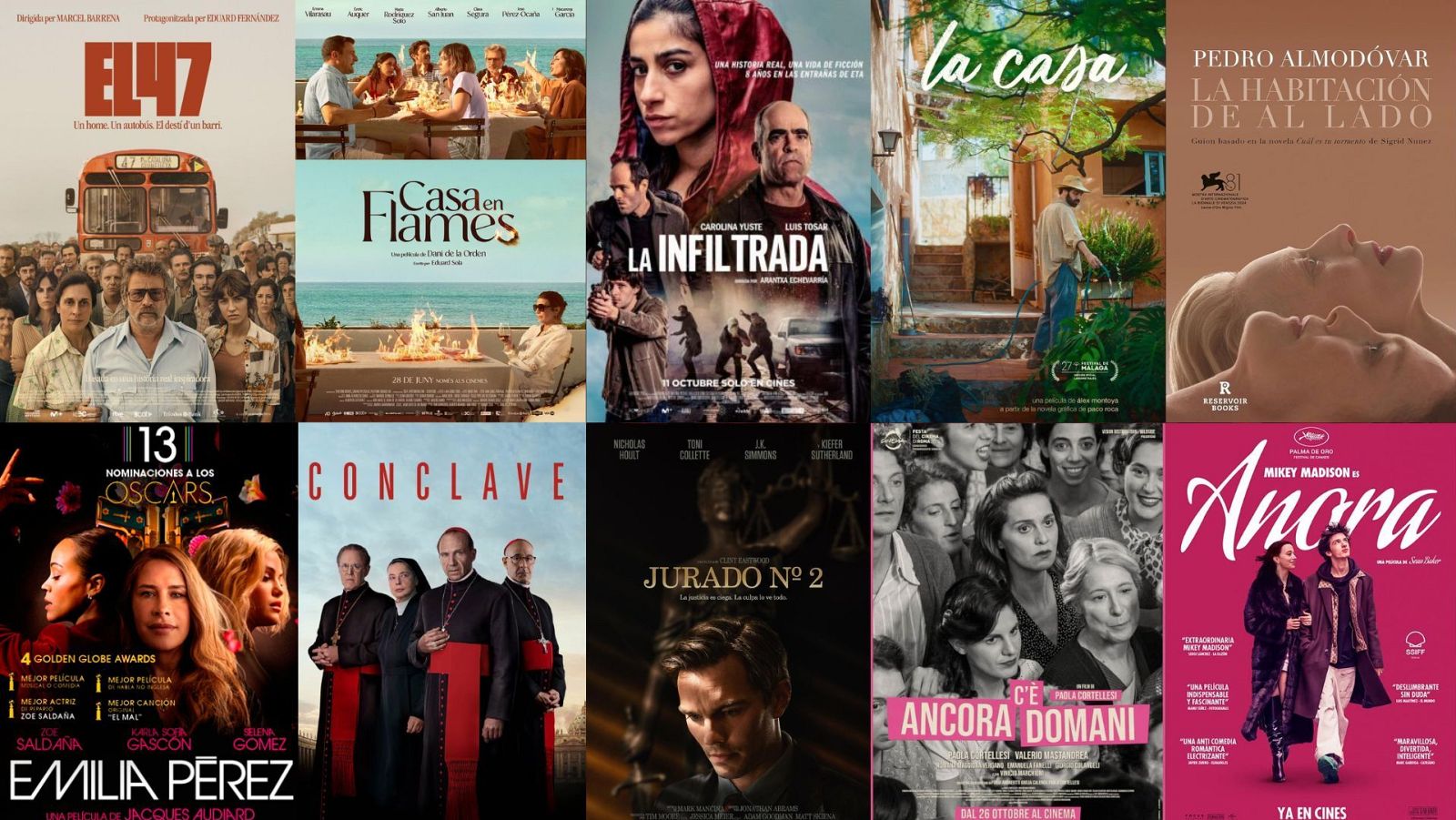 Pel·lícules candidates als premis Roses de Sant Jordi