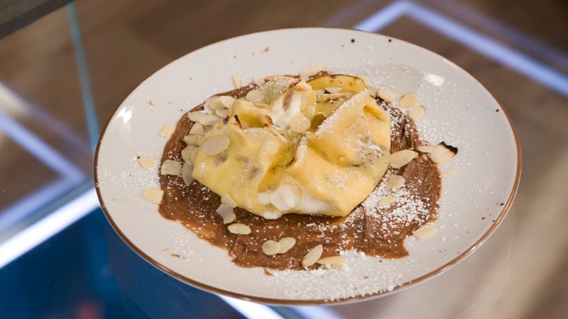 Receta de cr�pes de mascarpone