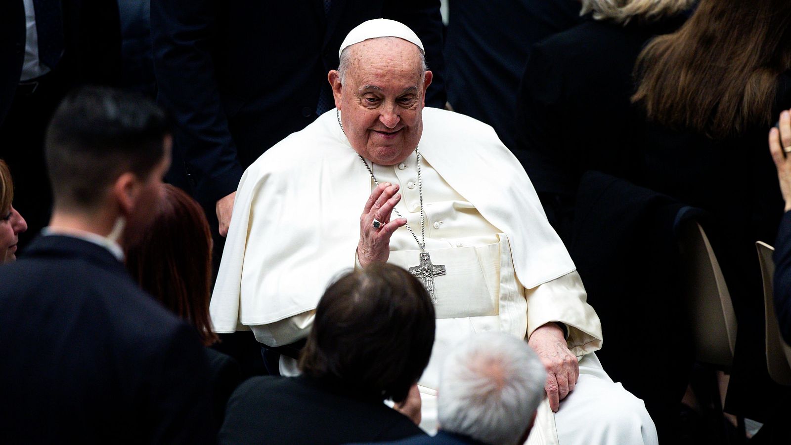 El papa Francisco durante una audiencia general en el Vaticano el pasado 25 de enero
