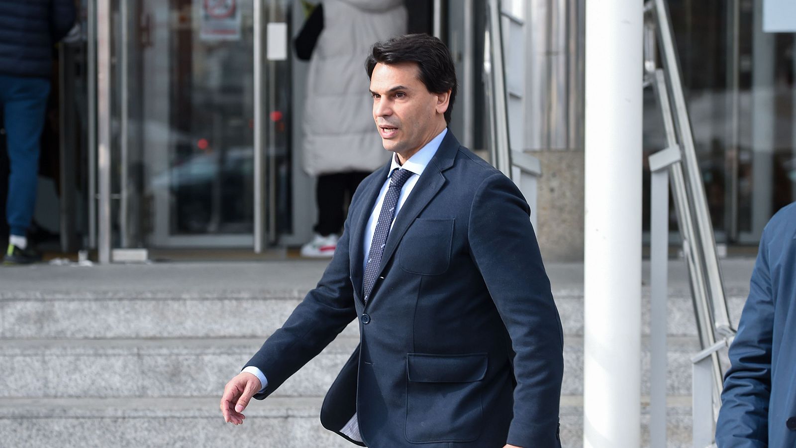 Alberto González Amador, pareja de Isabel Díaz Ayuso, en los juzgados de Plaza de Castilla