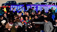 El grupo neonazi Hogar Social Madrid irrumpe en el acto de ERC en Estremera, donde está encarcelado Junqueras