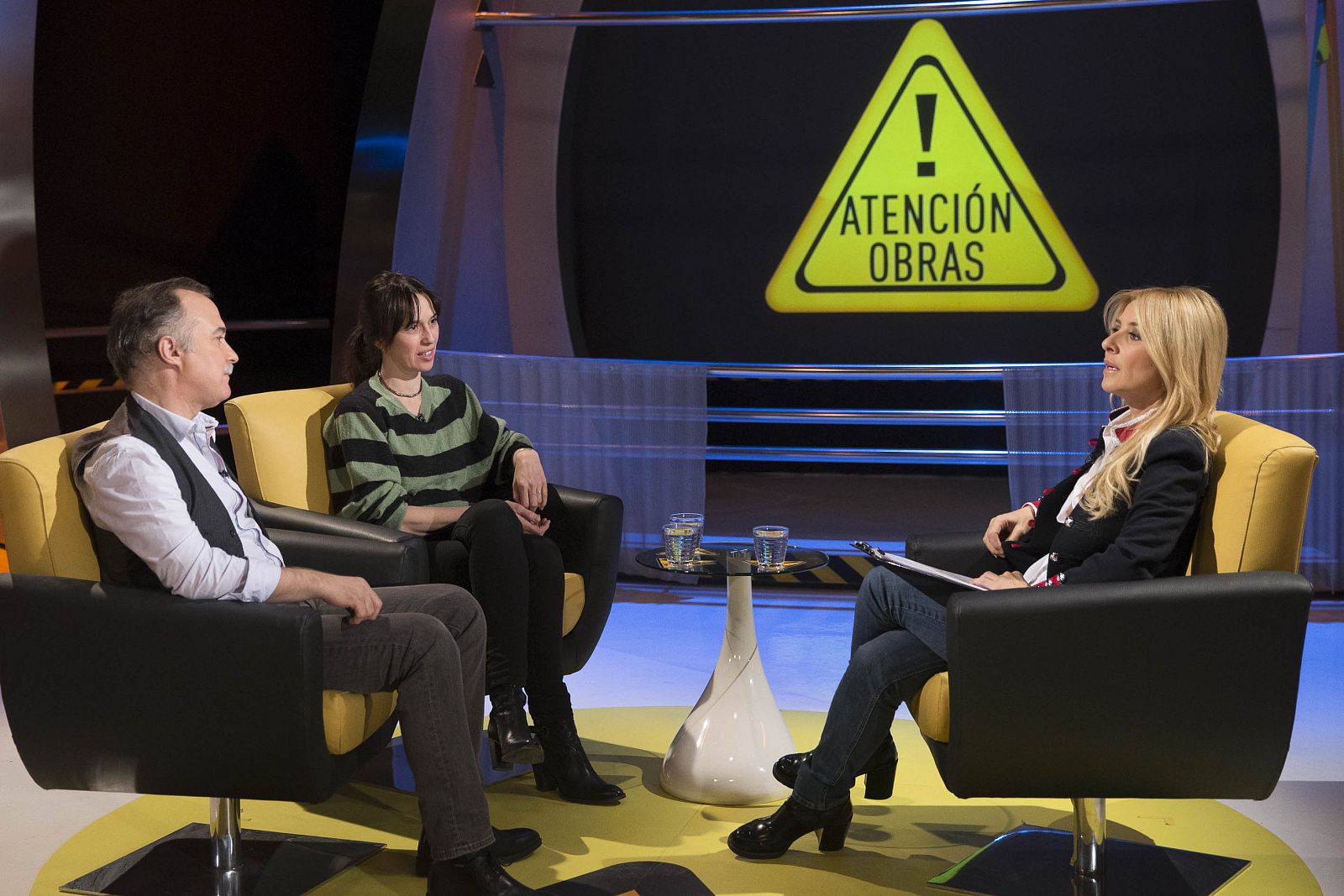 Los actores Ariadna Gil y Luis Bermejo visitan '¡Atención Obras!'