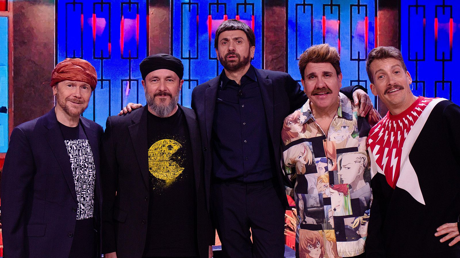 Grison y Castella se cuelan en el programa de Mota: épico el encuentro con sus imitadores