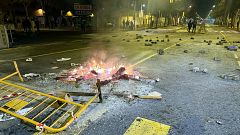 Sis detinguts a Salt en les protestes pel desallotjament d'un imam i la seva família
