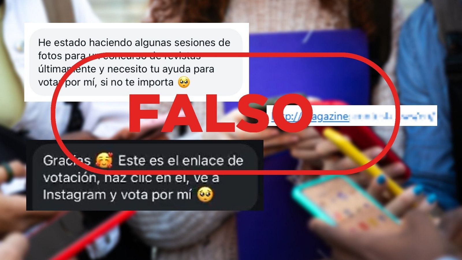 Este mensaje de un concurso de fotos en Instagram es un fraude
