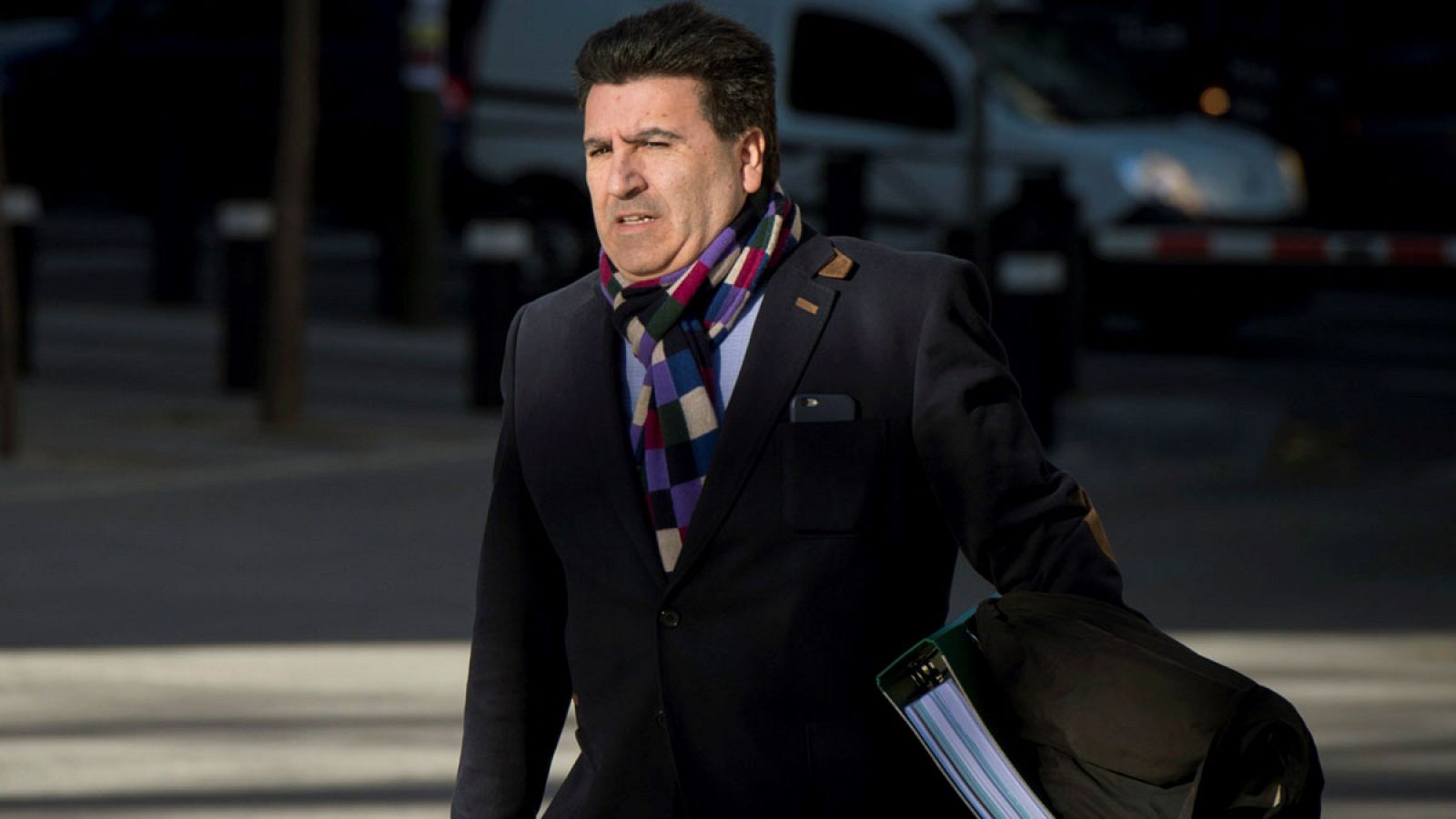 El exsocio de Granados, David Marjaliza, a su llegada a la Audiencia Nacional este martes