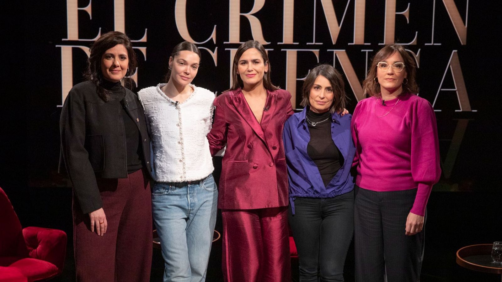 Elena S. Sánchez, con las invitadas al programa de esta semana de 'Historia de nuestro cine'