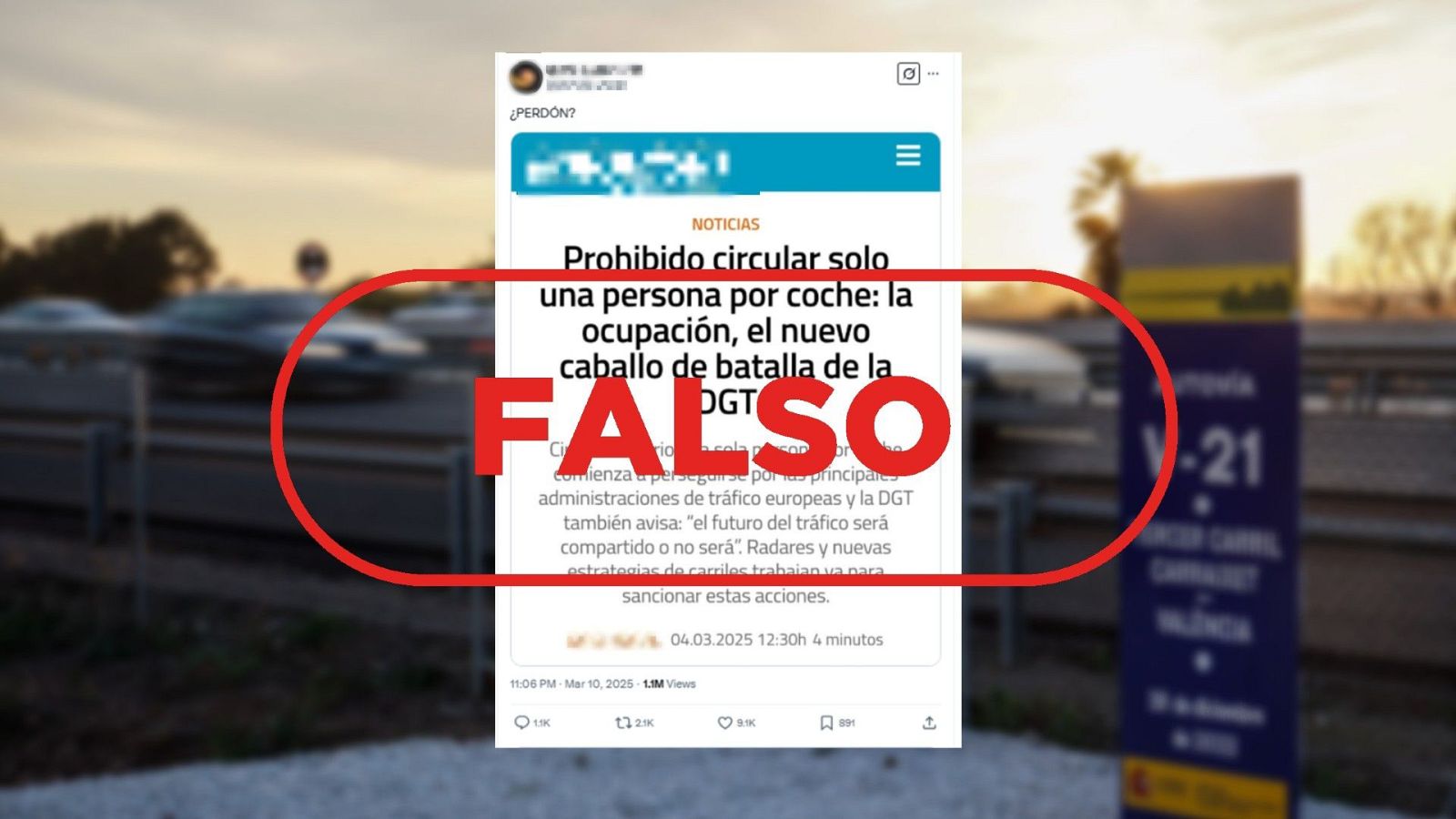 La DGT no multa la circulación de coches con un solo ocupante