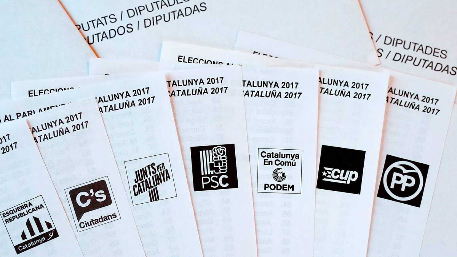Las siete principales fuerzas que concurren a las elecciones en Cataluña