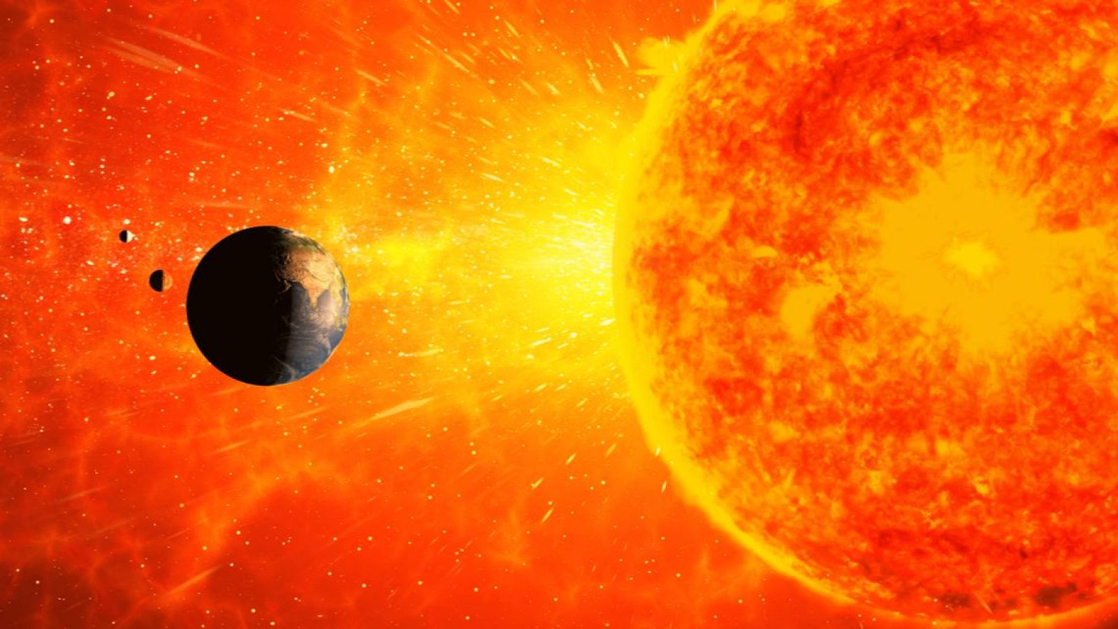 El campo magnético de la Tierra actúa como un escudo natural que nos protege de la radiación solar.