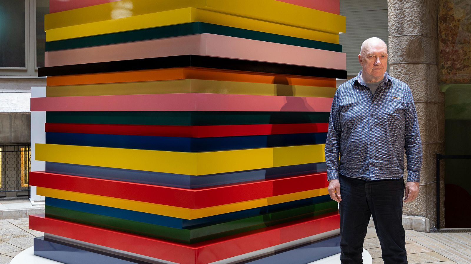 Sean Scully llena de color la Pedrera en Barcelona