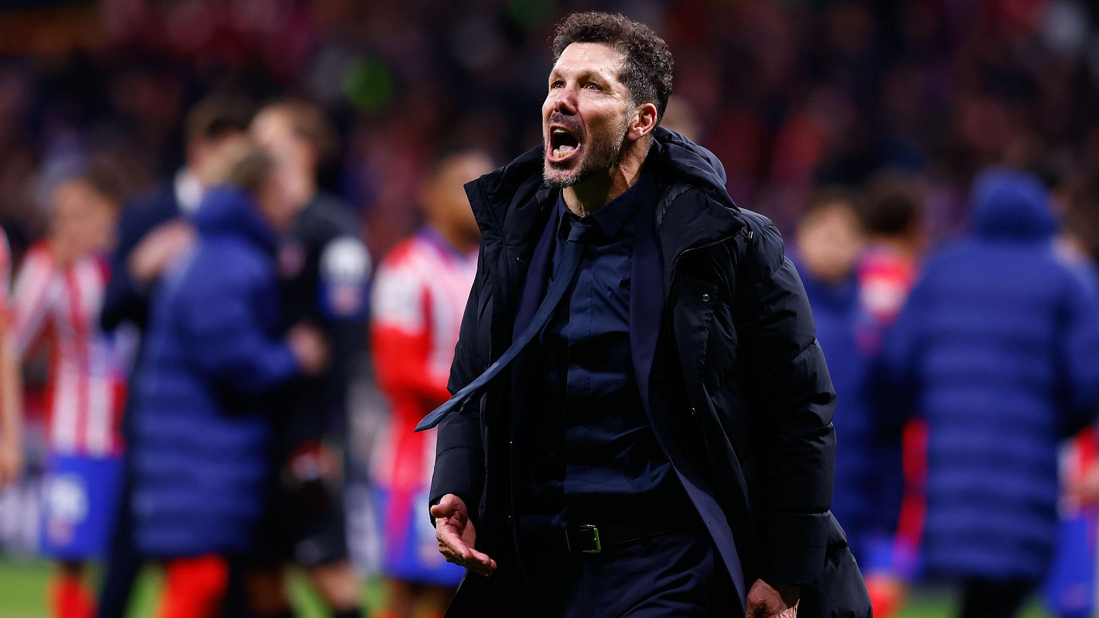El entrenador del Atlético, Diego Pablo Simeone.