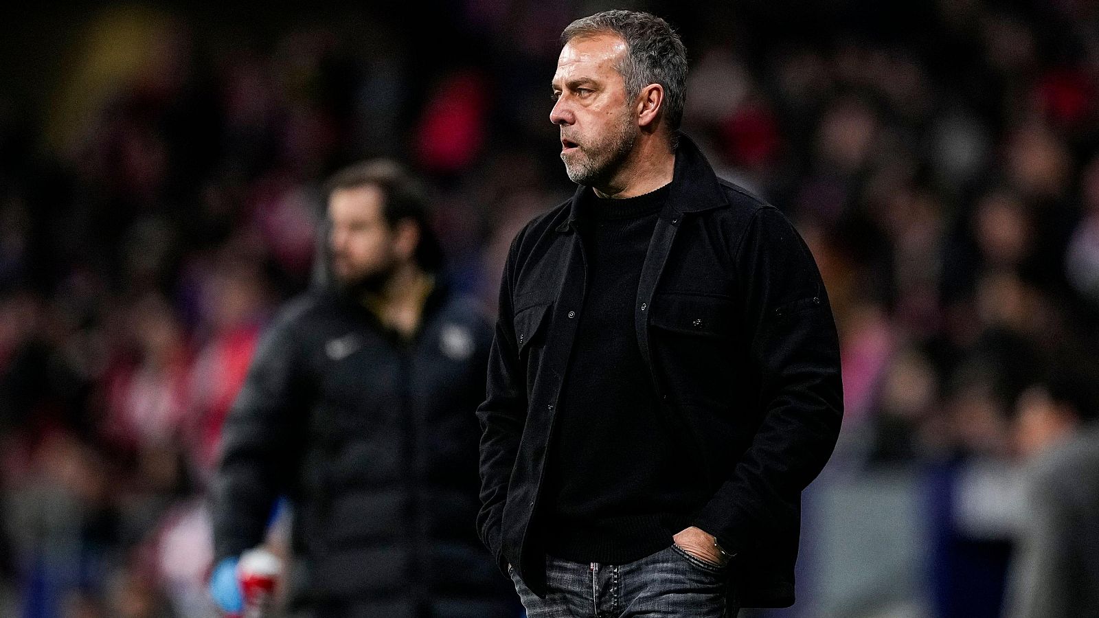 En entrenador del Barcelona, Hansi Flick.