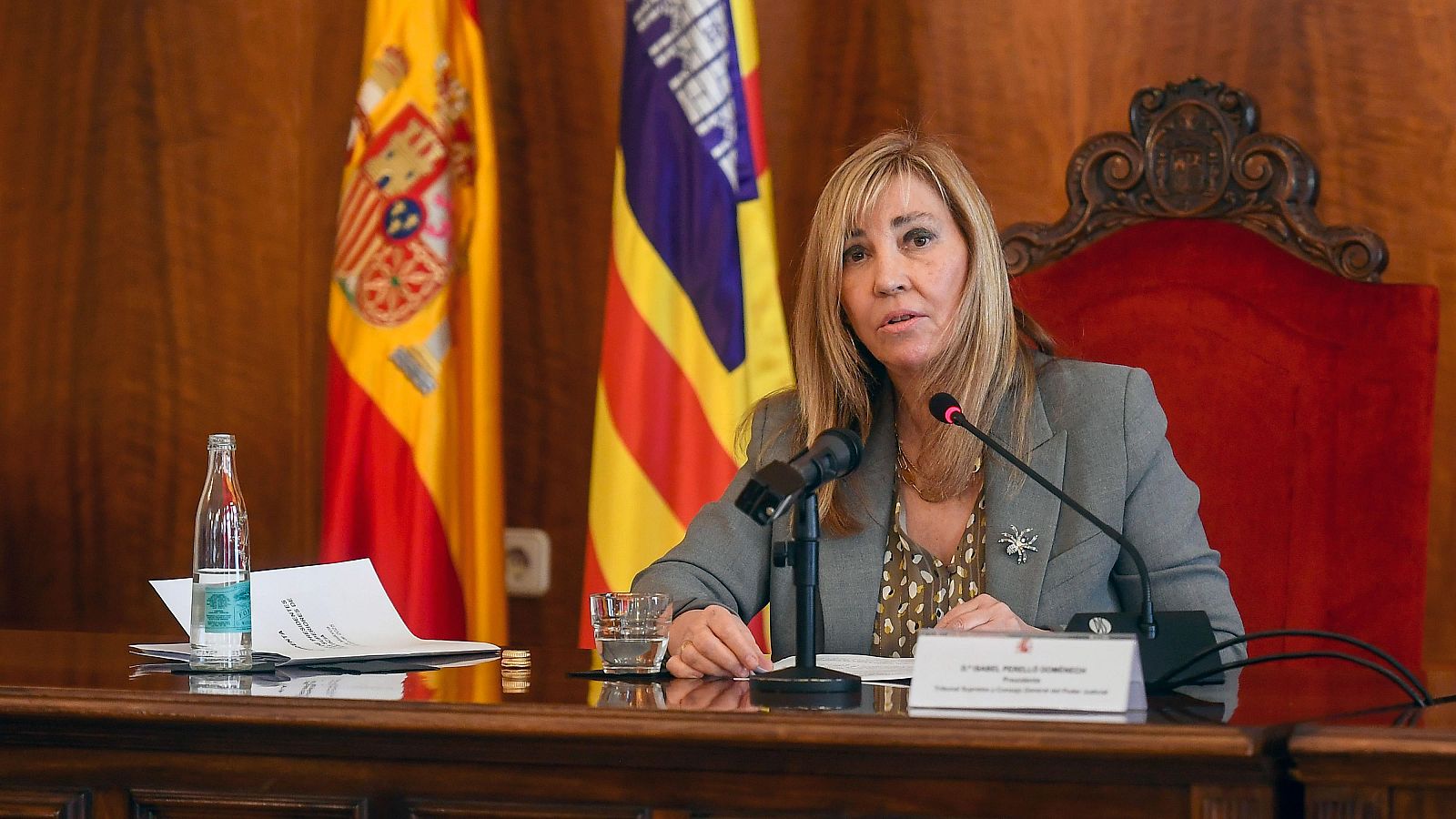 La presidenta del Tribunal Supremo y el Consejo General del Poder Judicial Isabel Perelló