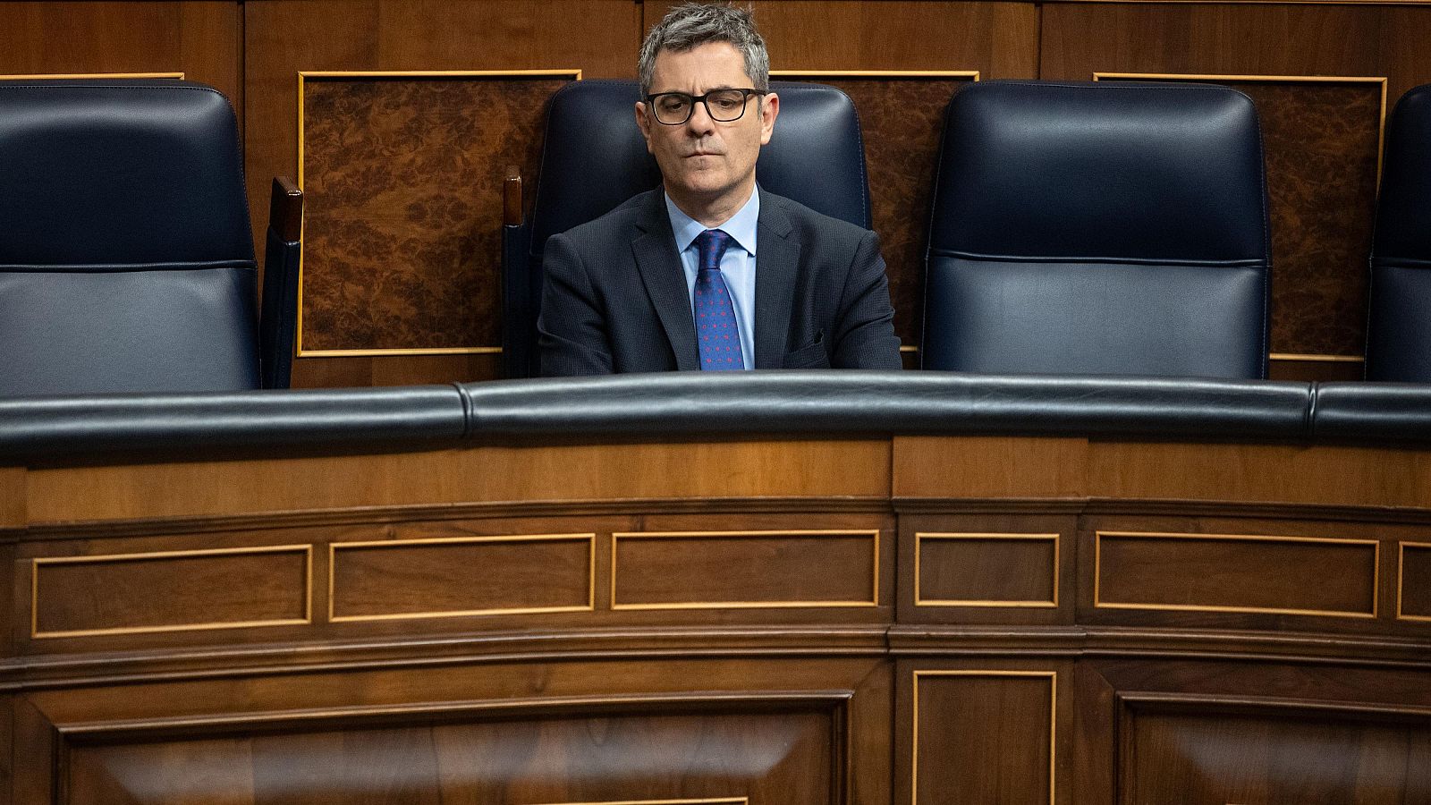 El ministro de la Presidencia, Justicia y Relaciones con las Cortes, Félix Bolaños