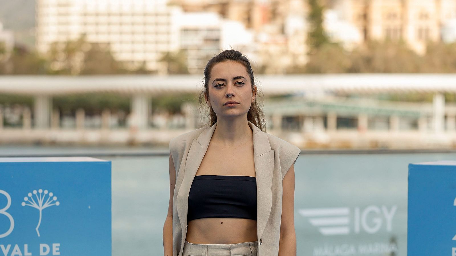 La directora Gemma Blasco posa en el Festival de Málaga (EFE/ Jorge Zapata)