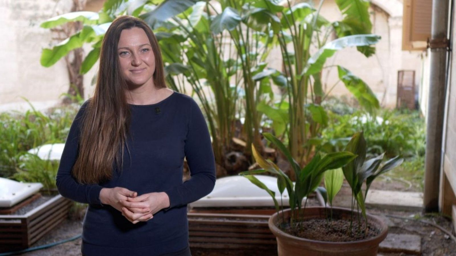 La ex nadadora olímpica Melani Costa durante la entrevista con Objetivo igualdad.