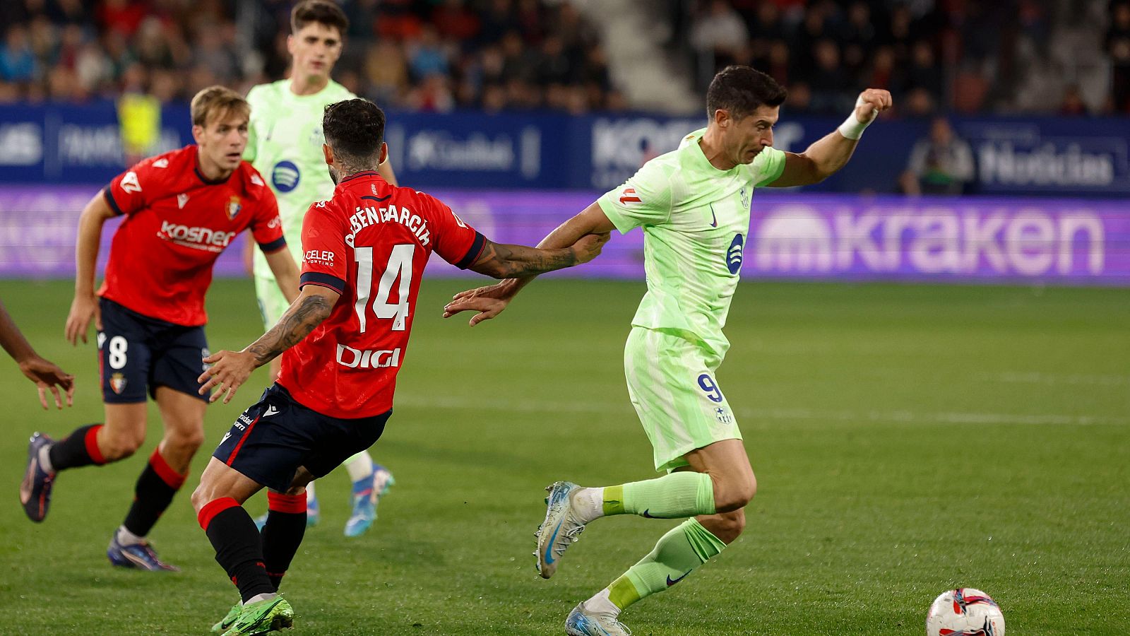 Barcelona - Osasuna: Lewandowski