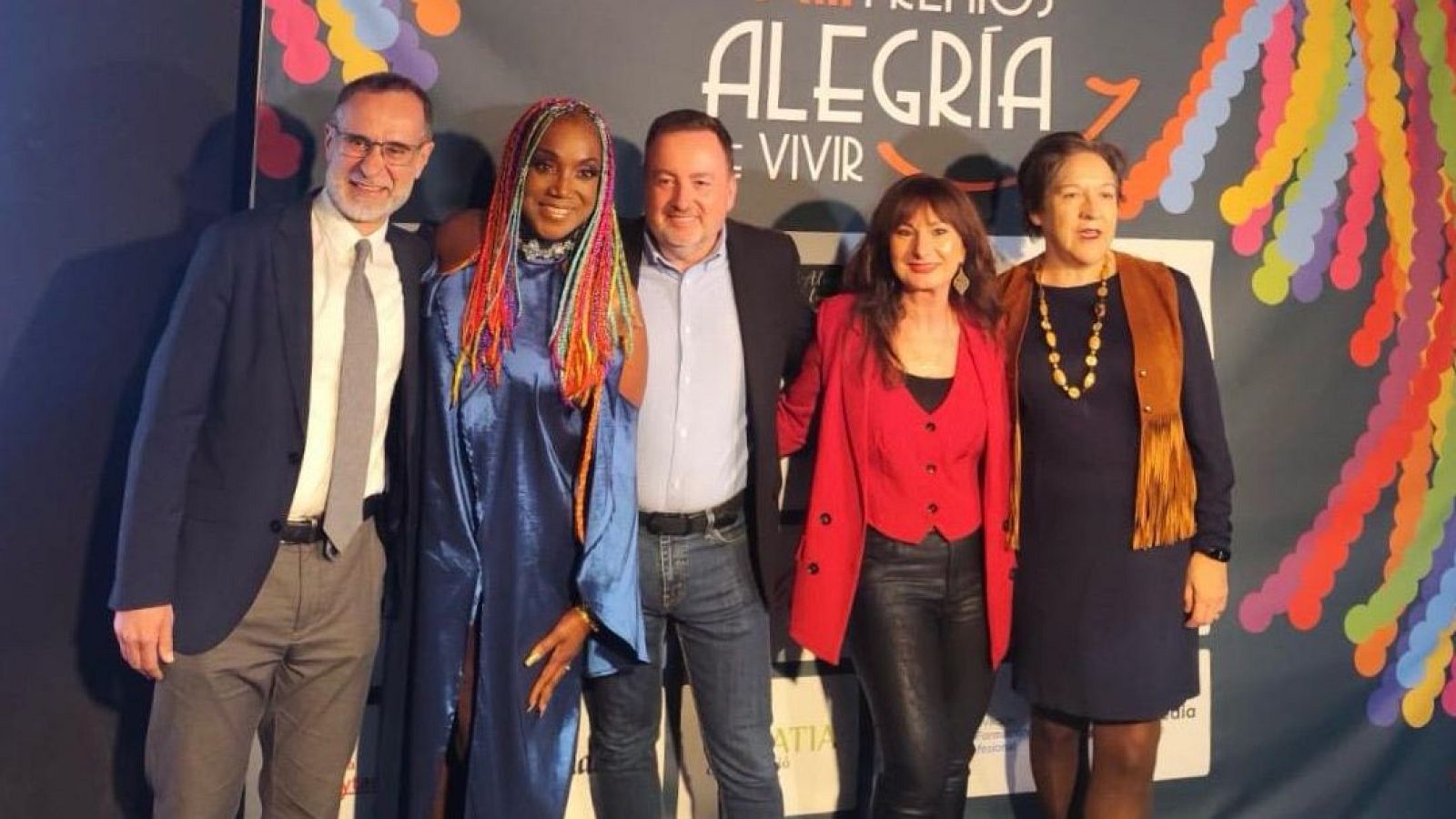 Celebración de los premios Alegría de Vivir, ayer en Barcelona