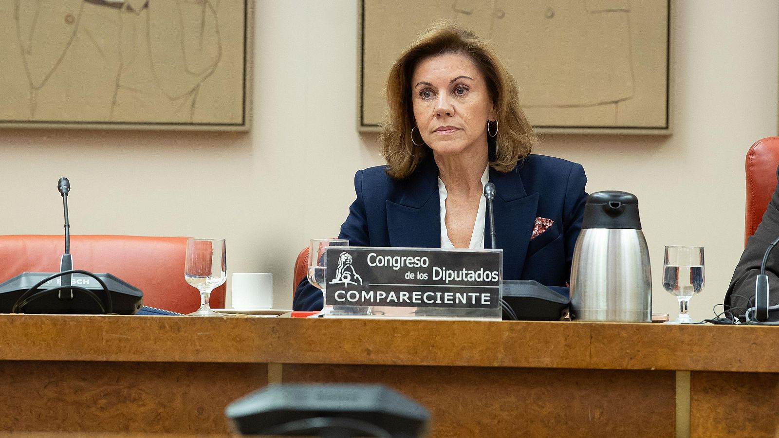 L'exministra i exsecretària general del PP María Dolores de Cospedal, a la comissió d'investigació de l''operació Catalunya' | ACN