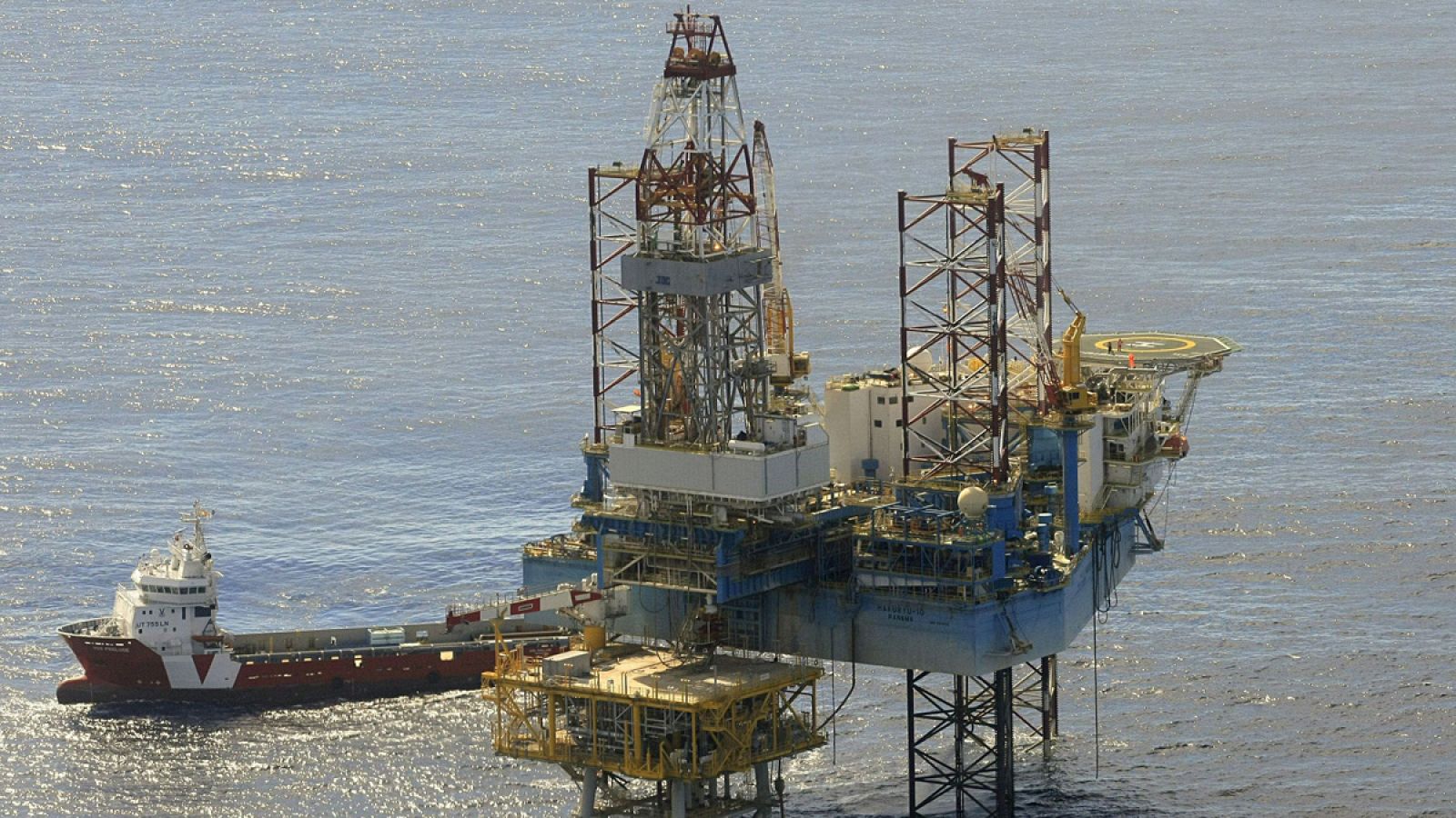 Fotografía de archivo de la plataforma del almacén subterráneo de gas natural Castor