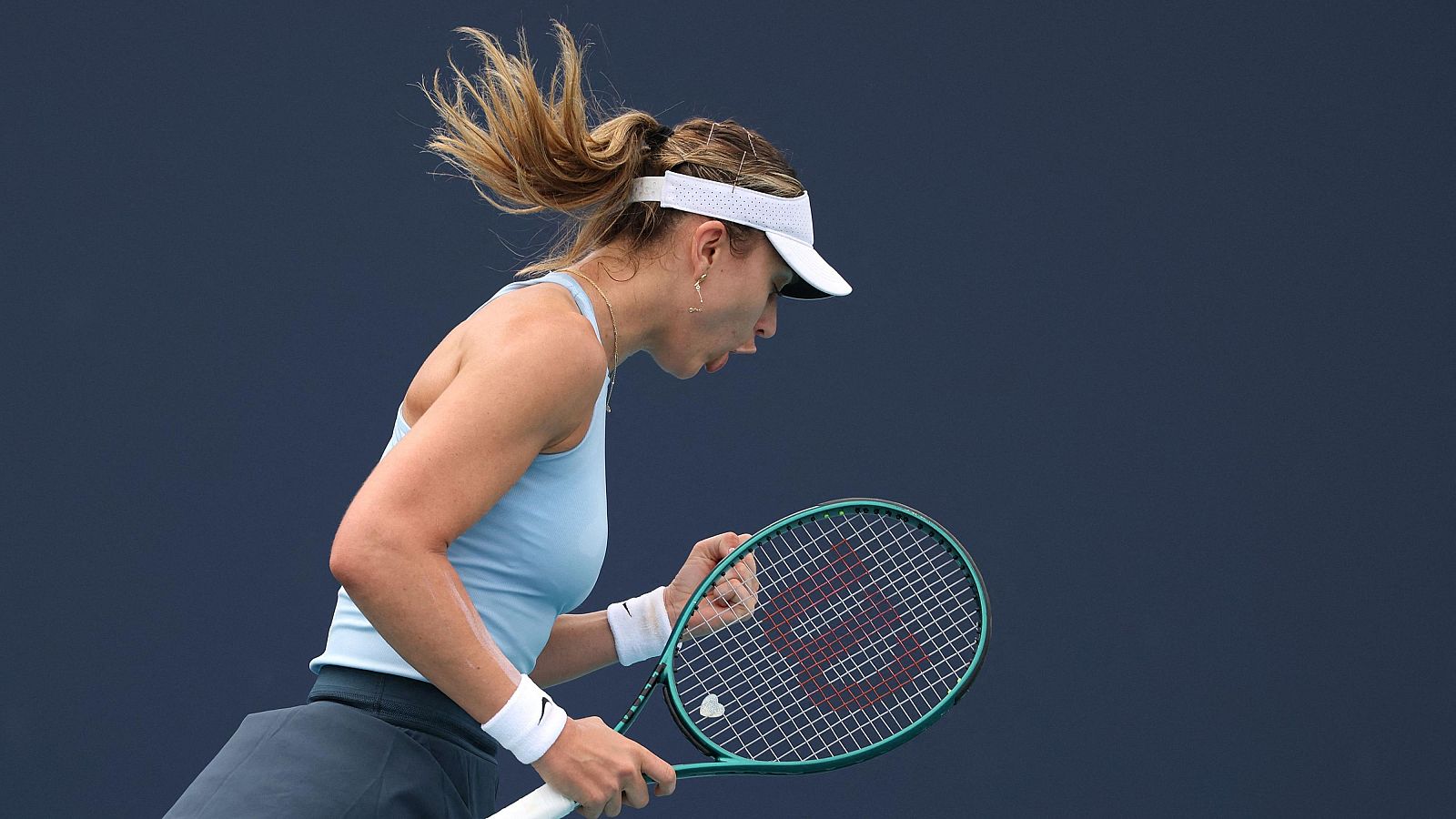 Badosa celebra un punto