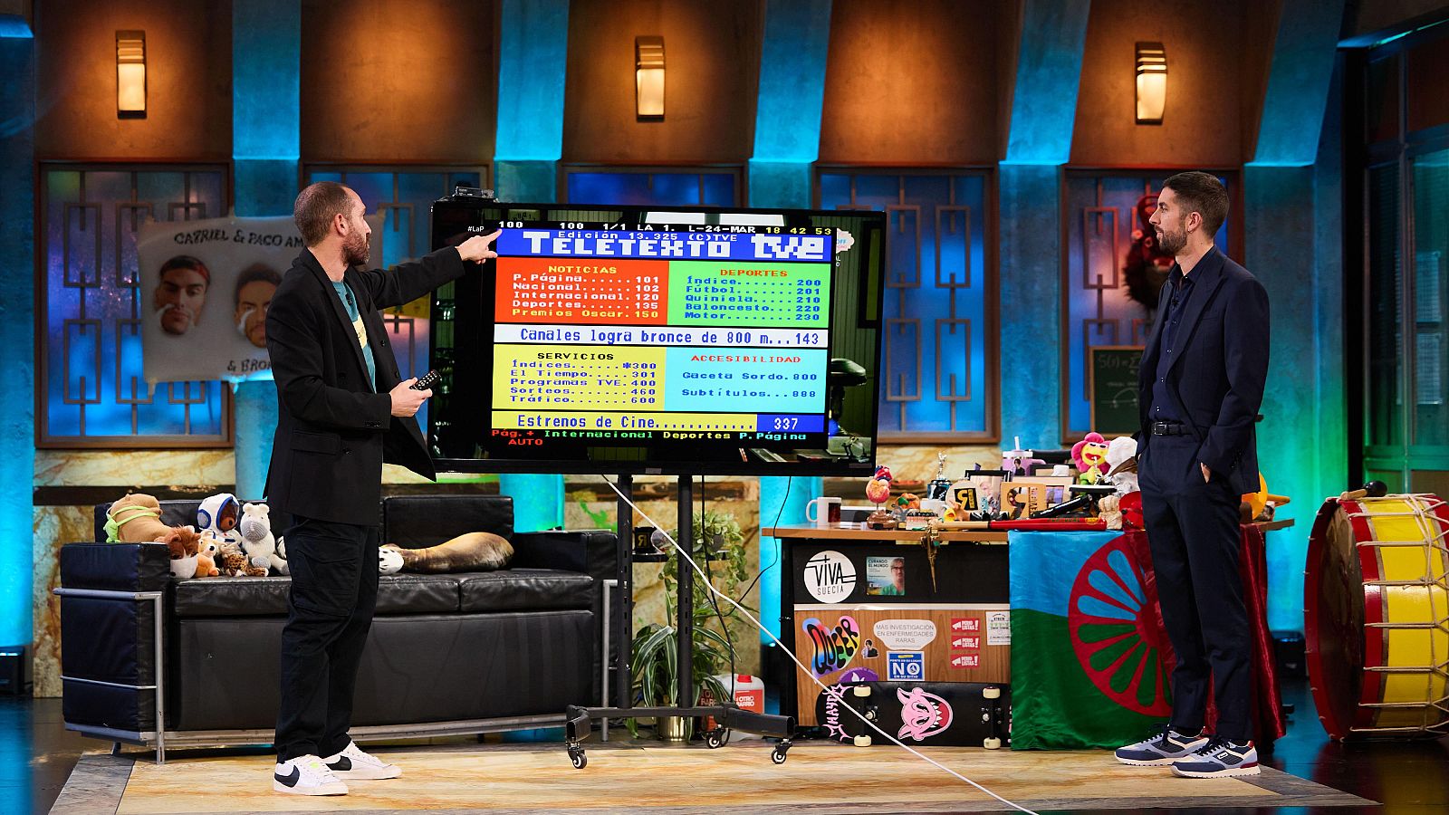 Ponce y Broncano navegan por el teletexto de TVE 24/3/25