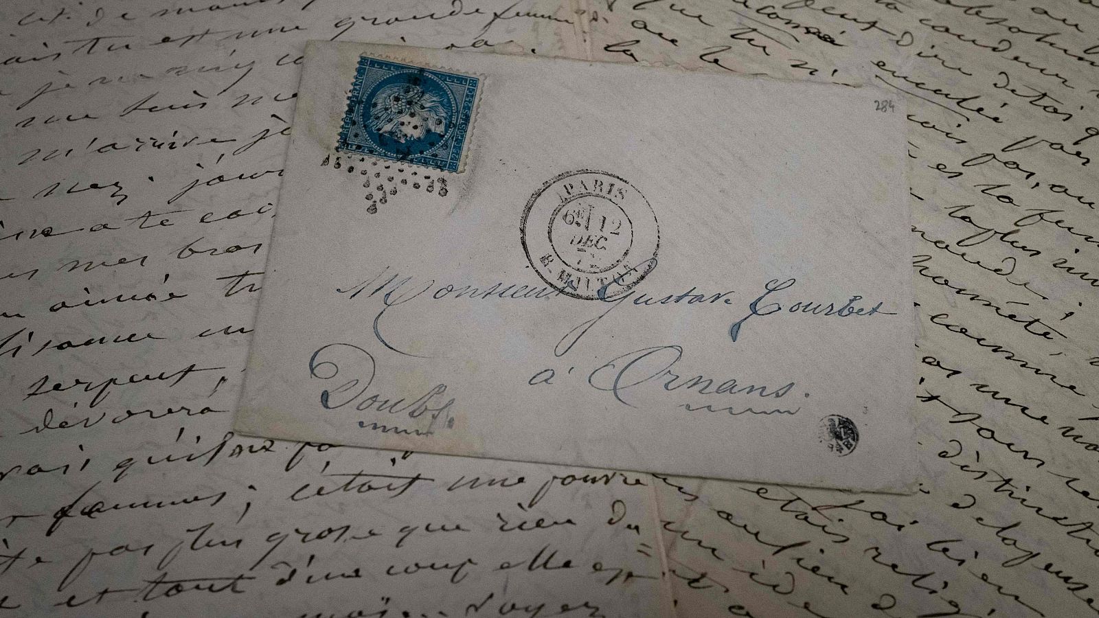 Las cartas eróticas del pintor francés Gustave Courbet salen a la luz