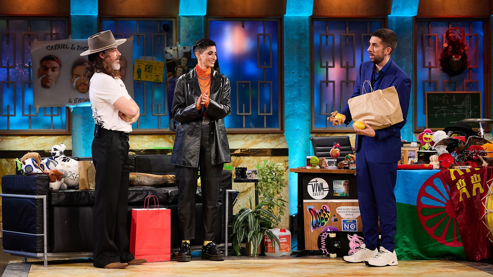 Óscar Jaenada y Alba Flores, invitados de La Revuelta 25/3/25