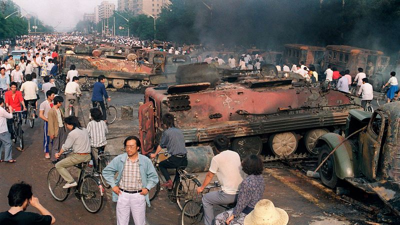 La matanza de Tiananmen dejó 10.000 muertos, según un documento desclasificado