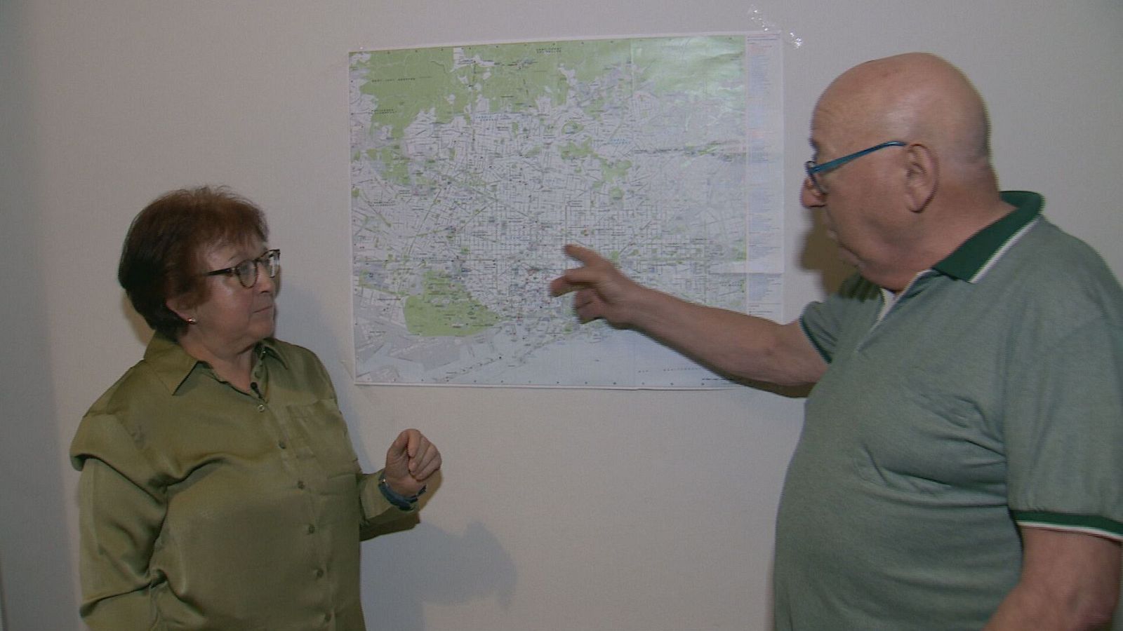 María José Martín junto a su marido Jesús, a quien cuida