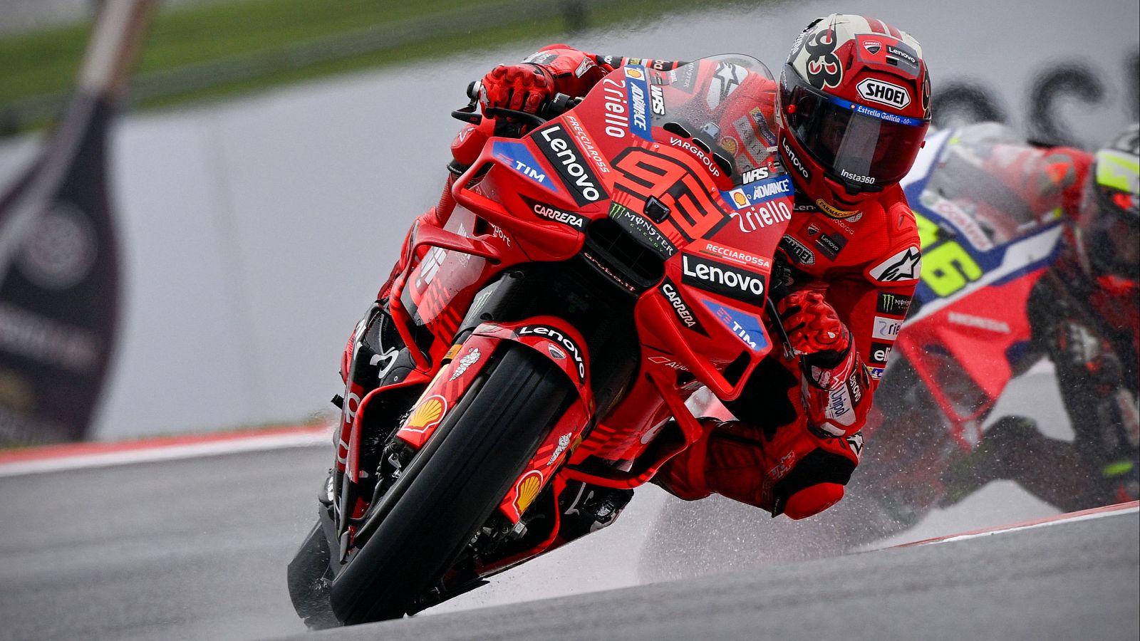 Marc Márquez durante la sesión de los entrenamientos libres de Moto GP en Austin
