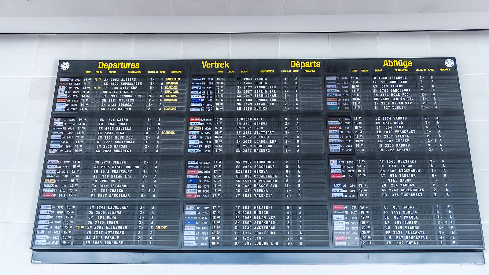 Una huelga general en Bélgica anula casi todos los vuelos de Bruselas este lunes