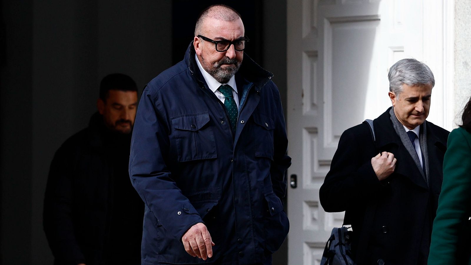 Koldo García, durante años asesor del exministro José Luis Ábalos, tras declarar en el Tribunal Supremo