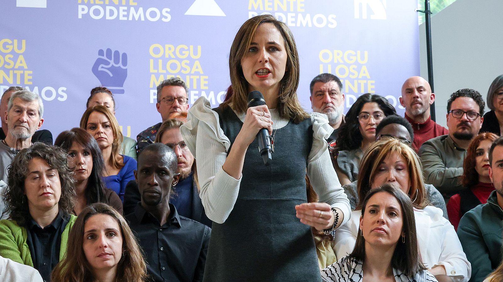 Ione Belarra presenta su candidatura al Consejo Ciudadano Estatal de Podemos para revalidar su liderazgo