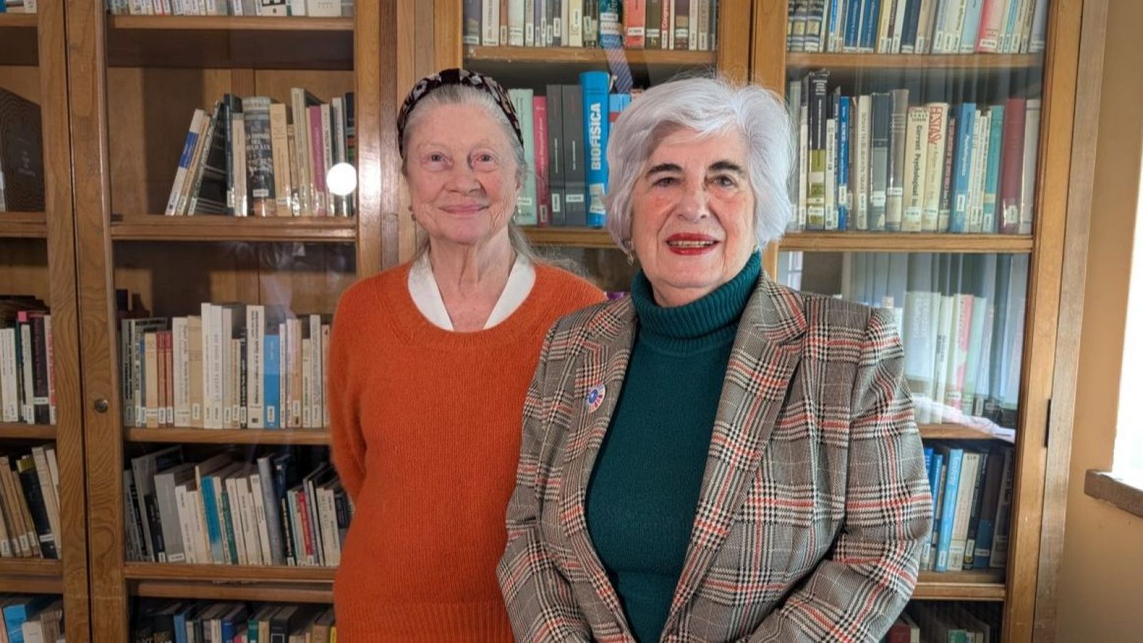 La feminista Emilia Graña y la abogada Francisca Sauquillo en la UCM