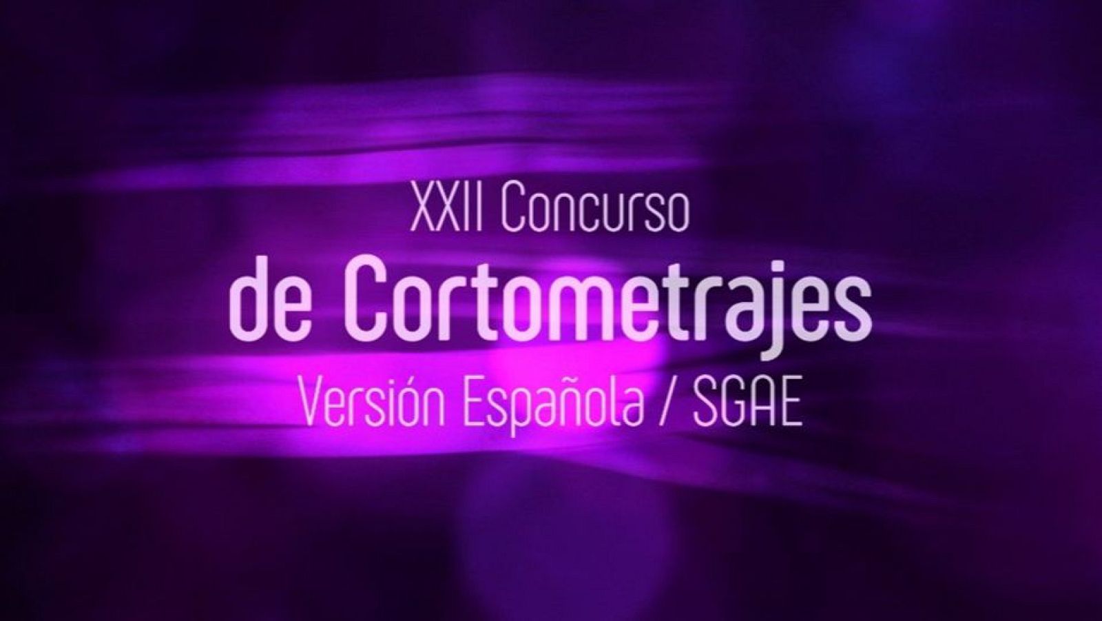 Concurso de Cortos Versión Española-SGAE