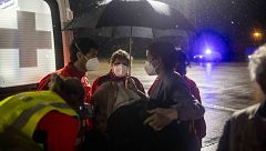Aterrizan en la Base Aérea de Zaragoza los 13 menores con cáncer y sus familiares evacuados de Gaza
