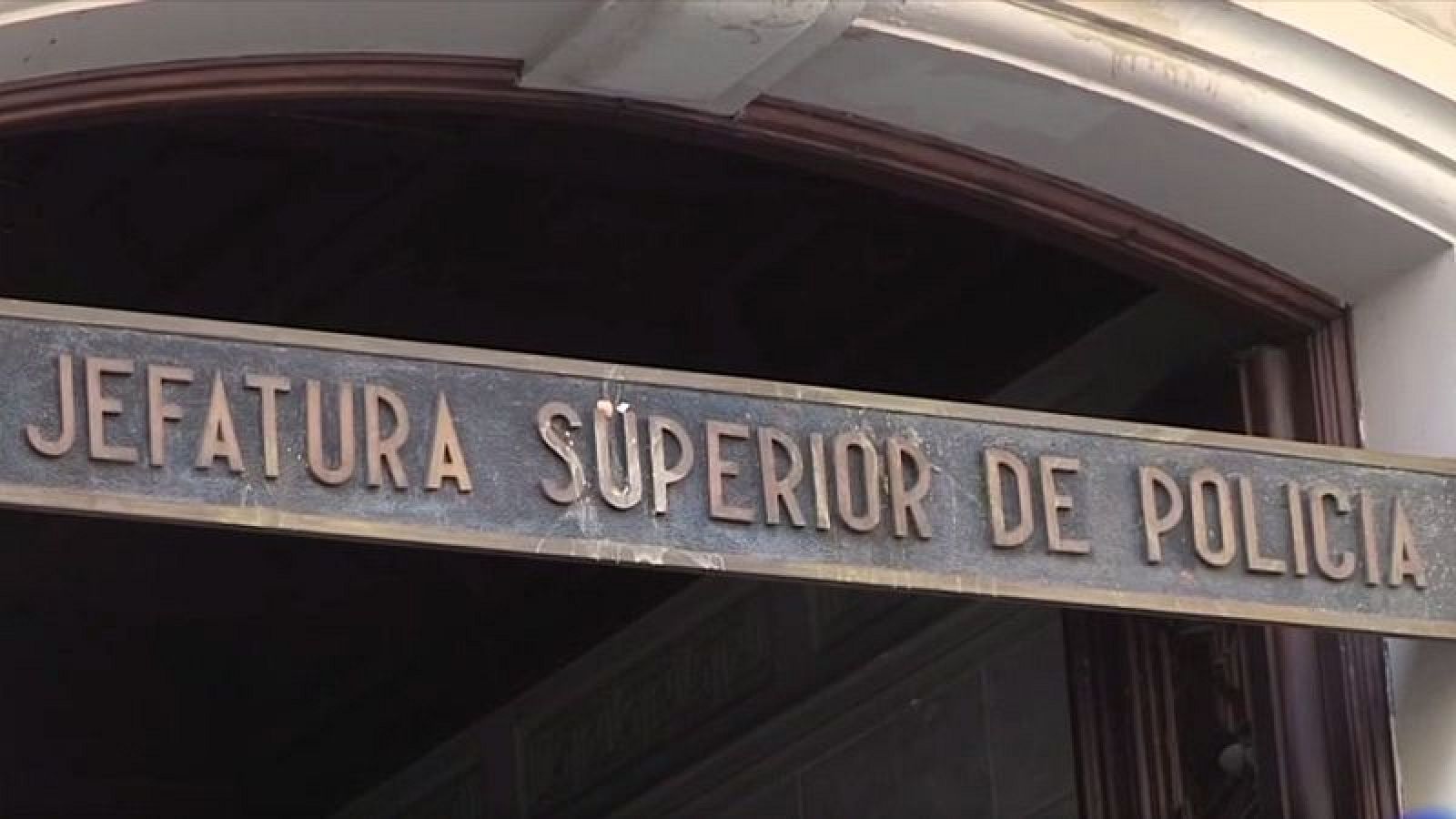 Exterior de la comisaría de Via Laietana en Barcelona, imagen de archivo