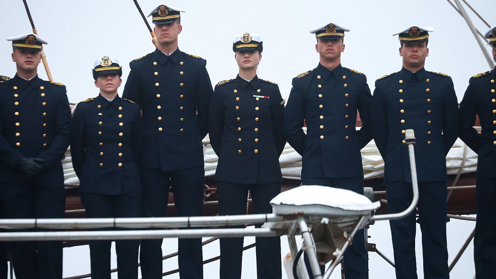 La princesa Leonor llega a Chile en el buque escuela Juan Sebastián Elcano